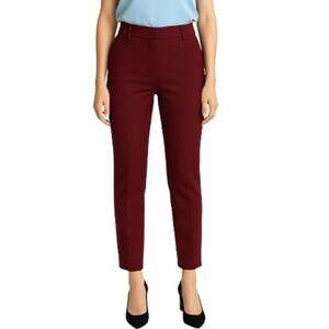 41 Hawthorn Adjustable Hem Pants Merlot Red NWT Women’s Size 8 Regular Fit